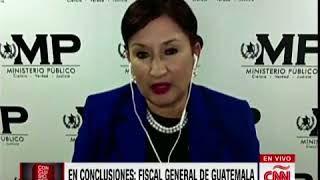 Fiscal General de Guatemala Thelma Aldana entrevistada por Fernando del Rincón en CNN [upl. by Naashar763]