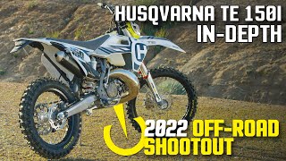 InDepth 2022 OffRoad Shootout 2022 Husqvarna TE 150I [upl. by Nirehs]