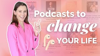 My FAVORITE Podcasts to Listen to 🎧 For Business Advice amp Motivation ✨ [upl. by Ahsekat766]