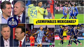 Los 4 equipos de LIGA MX con un pie en las semifinales de la CONCACAF Champions Cup  Futbol Picante [upl. by Serra]