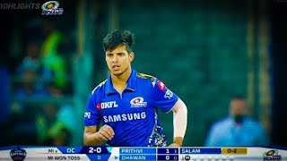 Rasikh Salam bowling in a practice match against Lancashire County Club  Reliance 1 Mumbai Indians [upl. by Sitruk]