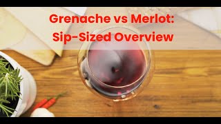 Grenache vs Merlot Quick Sip [upl. by Oigufer]