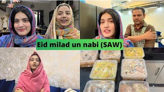 12 Rabi ul awal Vlog  Naat by IQRA ZAINAB  RABIA amp PAPA  Langer made by Dr Faisal  Sistrology [upl. by Mcadams]