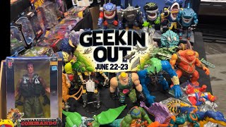 The Best Vintage toy event of 2024 Toy Depots Geekin out 2024 daily Toy Hunt [upl. by Pump]