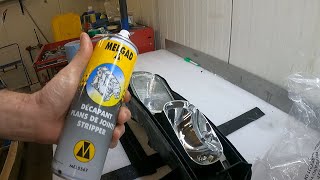 BUTYL REMOVAL FROM HEADLIGHT LENS USING GASKET REMOVERR33 GTR headlight restoration [upl. by Elmore729]