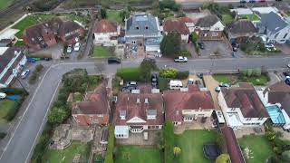 Drone Footage Of A New Roof Installation With Brazillian Slate  Poole Park Dorset  MC Roofing [upl. by Zoha624]