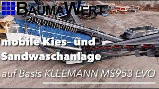 Mobile Wash Plant MS953 RINSER by BaumaWert [upl. by Dewayne]