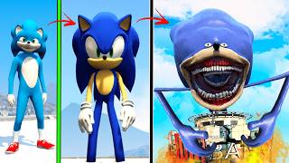 ATUALIZEI o SONIC FEIO até o SHIN SONIC TAPES no GTA 5 [upl. by Neelyhtak]