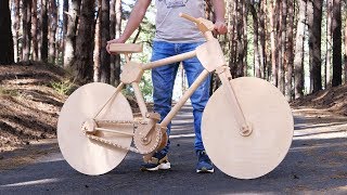 How to Make a Wooden Bike for 200 Hours [upl. by Azilef984]