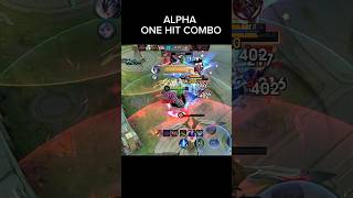 Alpha one hit combo [upl. by Rotceh]