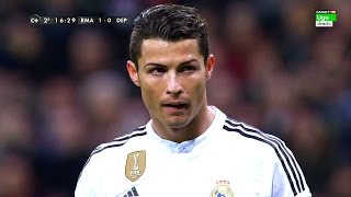 Cristiano Ronaldo vs Deportivo La Coruna Home 1415 HD 720p 14022015  English Commentary [upl. by Airbas451]