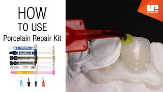 How to Use Ultradent™ Porcelain Repair Kit  StepbyStep [upl. by Devora]