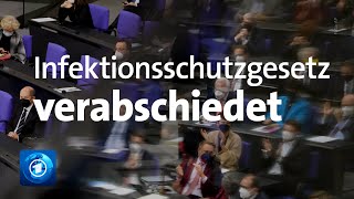 Bundestag beschließt neues Infektionsschutzgesetz [upl. by Cynar142]