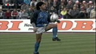 WarmUp Maradona UEFACup semifinal 1989 HD [upl. by Pegg]