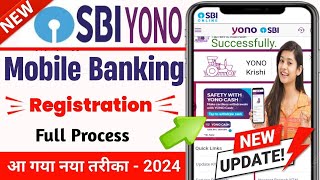 SBI Mobile Banking Registration Full Process 2024  SBI Mobile Banking Activation 2024 [upl. by Ailido]