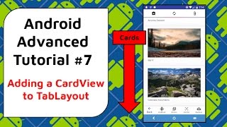 CardView Tutorial Adding a CardView to Instagramlike App  Android Advanced Tutorial 7 [upl. by Prebo]