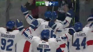 Ryan Francis First Pro Point amp Goal in the ECHL [upl. by Anen]