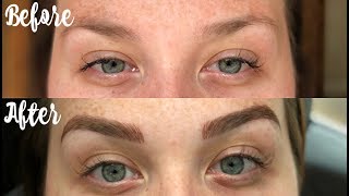 Microblading Before and After  10 Day Healing Process [upl. by Fiertz]