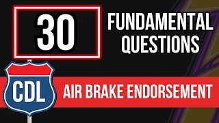 CDL Air Brake Endorsement 2024 Practice Test with Questions amp Answers [upl. by Codie]