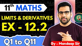 Class  11 Ex  122 Q1 to Q11 Limits amp Derivatives Maths  CBSE NCERT GREENBoard [upl. by Tnattirb]