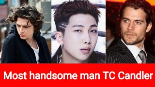 TC Candler most handsome man Timothee chalamet timothée Henry cavill nam joon hairstyle interview [upl. by Spillar593]