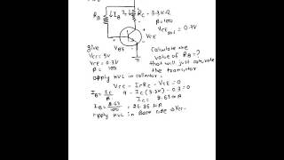 BJTTransistor PROBLEM amp SOLUTION ANALOG ELECTRONICS [upl. by Pasho776]