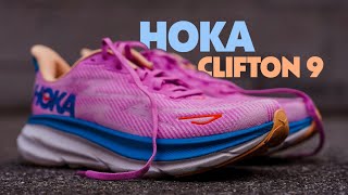 Hoka Clifton 9  FULL REVIEW  Megs Favorite Version Yet [upl. by Llennaj]