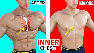 BEST 6 EXERCISES quotINNER CHESTquot 🔥 [upl. by Aihn]