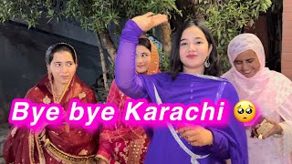 Bye bye Karachi 🥺 Itna piyar diya ap sb ny  sitara yaseen vlog [upl. by Atinrehs]