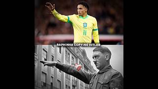 RAPHINHA COPYING NEYMAR AND HITLER [upl. by Adnilak]