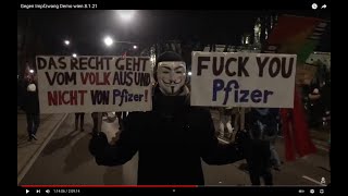 Demo Wien gegen Impfzwang 8122 [upl. by Elleniad]