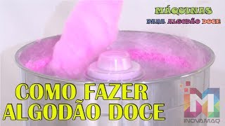 Máquina para algodão doce  Como fazer algodão doce [upl. by Range823]