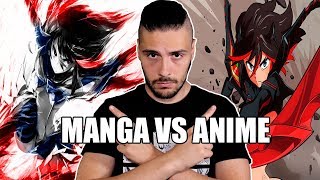 ANIME VS MANGA  KILL LA KILL  MANUSAMA [upl. by Noby195]