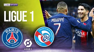 PSG vs Strasbourg  LIGUE 1 HIGHLIGHTS  10212023  beIN SPORTS USA [upl. by Desdee993]