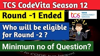 Codevita Round1 Ended🎯 Eligibility criteria for round 2 tcs [upl. by Narruc]