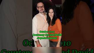 Courteney Cox and David Arquettes Relationship A Look Back celebrity love shorts [upl. by Ihp767]