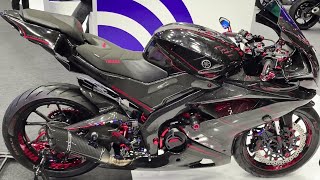 Yamaha R15 Carbon Fiber Modified Walkaround [upl. by Perlman]