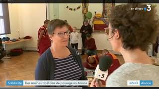 La tournée des moines tibétains du Ladakh en Alsace [upl. by Kcirdehs]