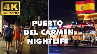 Puerto del Carmen Lanzarote Nightlife Canary Islands Spain [upl. by Kenward]