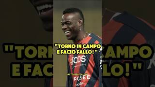 BALOTELLI TORNA IN SERIE A E PRENDE UN GIALLO😂balotellicalcio [upl. by Calandria791]