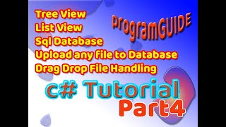 Drag Drop Files to Database SQL In C Part 4 [upl. by Ahsiekrats498]