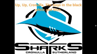 Cronulla Sharks theme song Lyrics NRL SingALong [upl. by Nikal16]