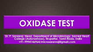 Oxidase test [upl. by Charlene]