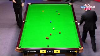 Robin Hull 102 breikki vs Ronnie OSullivan  Snooker MMkisat 2014 [upl. by Zzaj]