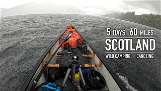 5 Day  60 Mile Wilderness Canoe Trip in Scotland Great Glen Canoe Trail [upl. by Weinert345]