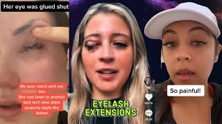 EYELASH EXTENSION NIGHTMARES [upl. by Attenov961]