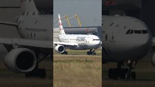 A330 Brussels Airlines Takeoff at Brussels Airport 🤩 aviation planespotting [upl. by Anoyk]