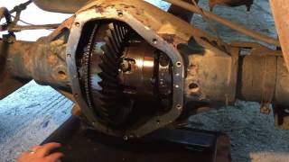 How to change the fluid in a rear end of a dodge truck 80 90 gear oil change [upl. by Cirtap]