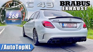 Mercedes C43 AMG 435HP  0250 amp BRABUS Exhaust SOUND by AutoTopNL [upl. by Edia]