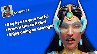 Symmetra Got Nerfed AGAIN  Overwatch 2 [upl. by Auberta]